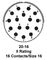 AMPHENOL AEROSPACE MS3126F20-16P
