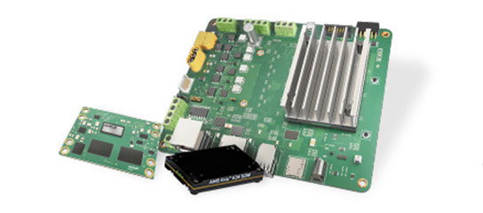 AMD Kria™ K24 SOM e AMD Kria KD240 Drives Starter Kit per applicazioni DSP-intensive