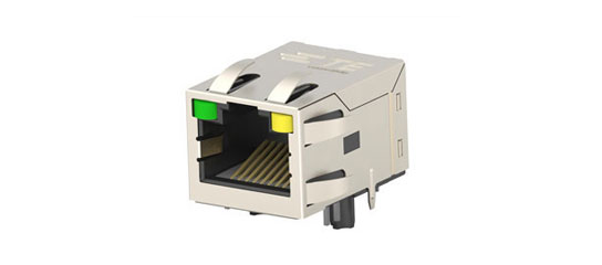 Jack ethernet con magneti integrati e PoE