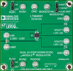 Immagine della scheda del DC2910A