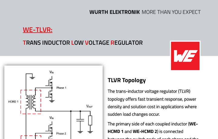 TLVR Application Würth Elektronik